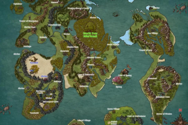 Dragon Quest 3 Map
