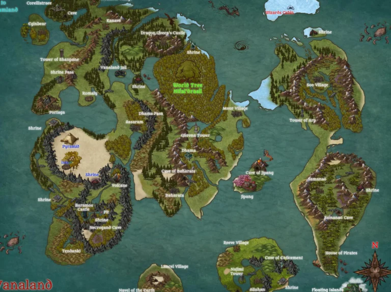 Dragon Quest 3 Map